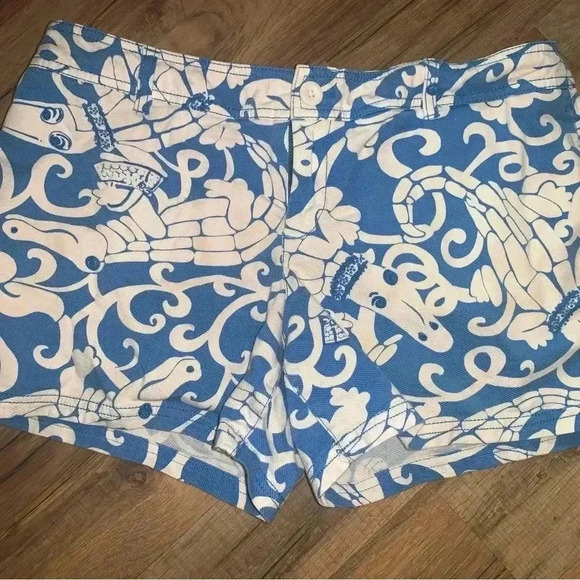Lilly Pulitzer Gabby Gator Women’s 8 Shorts - Picture 1 of 9